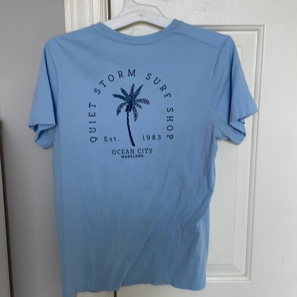 Blue Quiet storm surf shop t shirt - Picture 2 of 2